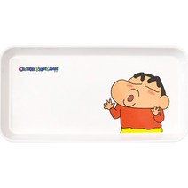 짱구는못말려 직사각 접시, 혼합색상, 1개