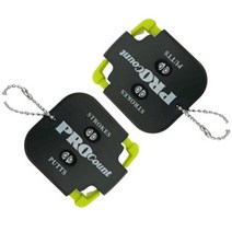 다이나믹파워셀 골프 더블카운터기 2p, 블랙 녹색