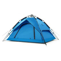 네이처하이크 NH 자동 원터치 텐트, 블루, 4인용