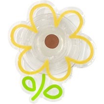 핫티몰 해바라기 아크릴 스마트톡, 투명, 1개