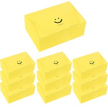 스마일 귀여운 쿠키 상자 미니, 옐로우, 10개