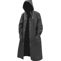 금깨비 프리미엄 블랙 우비 골프 비옷 자전거 우의, 무지블랙