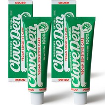 클로브덴 촉촉한 수분 센서티브 시린이 케어 치약, 100g, 2개