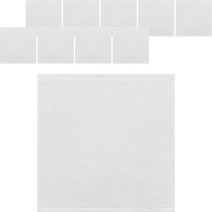 송월타올 호텔손 핸드타월 30cm, 화이트, 10개