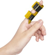 바디큐 닥터스 손가락 고정 보호대 옐로우 2p, 1개