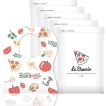 르베부아 본조르노 일회용 아기 턱받이 15p, 5개