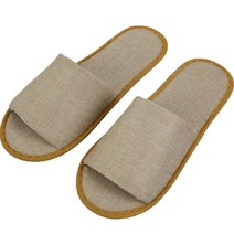 마켓감성 일회용 부직포 슬리퍼 엣지, 커피, 10개