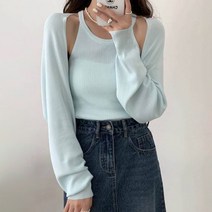 코코블랑 여성용 여리무드 나시 + 볼레로 세트
