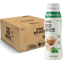 비단식당 한끼식사 단백질 현미쉐이크, 50g, 24개