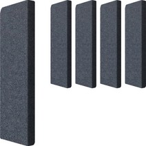 시온넷 논슬립 무지 미끄럼방지 계단 매트, 5개, 그레이