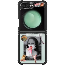 모란카노 임팩트 콜라주 디자인 투명 범퍼 휴대폰 케이스