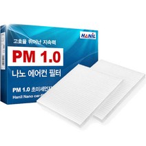 한일 PM1.0 초미세먼지 나노 자동차 에어컨 필터 2p, NN177, 1개