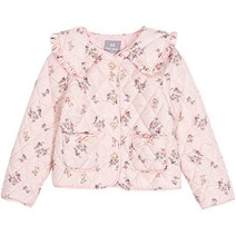 쁘띠앙팡 여아용 PC 플라워 누빔 경량 보네요나 점퍼 PCW51GJP23