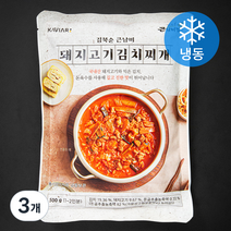 캐비아 김북순큰남비 돼지고기 김치찌개 (냉동), 3개, 500g