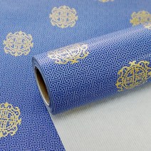 모든리본 금박향 향기나는 종이포장지 10m, 군청색(GRA-2-5), 1개