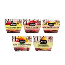 아넬라 100%생과일 프리미엄 디저트 5종 세트, 사과배, 바나나, 망고, 사과, 복숭아, 1세트