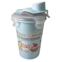 해피램 유아용 위생 빨대컵 대 330ml, 블루, 1개