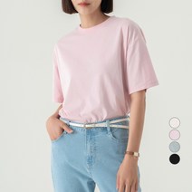 ELLE PARIS 레귤러핏 베이직 반팔 티셔츠