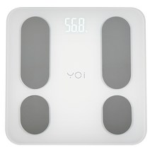 요아이 스마트 체성분 확인 바디 체중계 베이직, YSS-231FWH, 화이트