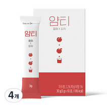 얌티 플럼 피치 음료분말, 3g, 10개입, 4개