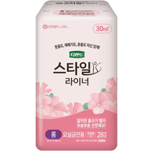 디펜드 여성용 스타일 무향 라이너 롱, 28매입, 1팩, 롱 라이너