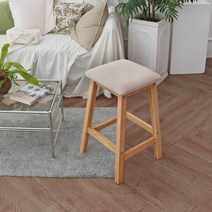 에코DIY 헬리콘 사각 홈바스툴, 베이지, 1개