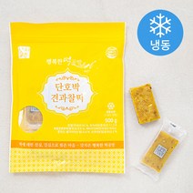 단호박 견과찰떡 (냉동), 1개, 500g