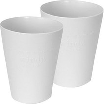 데코 오픈 휴지통, 화이트, 2개