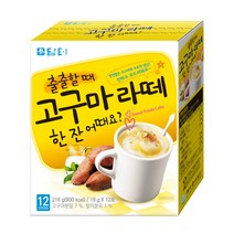 담터 고구마 라떼, 18g, 12개입, 1개