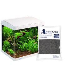 그로비타 상면여과 일체형수조 XR-380 + 플로워링 바이오샌드 블랙 파우더 4Kg, 혼합색상(수조), 블랙(샌드)