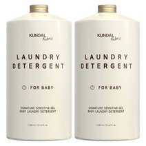 쿤달 센서티브 젤 유아 세탁 세제 1580ml, 2개