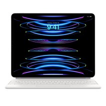 Apple 정품 매직 키보드 iPad Pro 12.9 호환용, 화이트, 영어