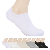 삭스팝 남성용 벗겨지지 않는 프리미엄 발목 페이크삭스 10켤레