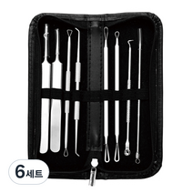 블랙헤드 압출기 8종 + 파우치, 혼합색상, 6세트