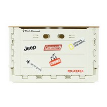 에어즈락 우드형 캠핑 폴딩박스, 아이보리(폴딩박스), 애쉬(상판)