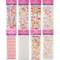 유니아트 비즈스티커 세트 1번 S030, 혼합색상, 1세트