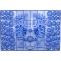 발바닥 지압판 경혈매트 CT-720K, 1개, 투명블루
