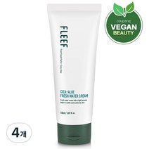 플리프 남성용 시카 알로에 프레쉬 약산성 수분크림, 150ml, 4개