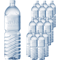 제주삼다수 그린 무라벨, 2L, 18개
