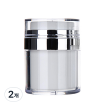 에어리스 백색 진공 크림 용기 30g, 2개