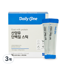 데일리원 산양유 단백질 스틱 30p, 3개, 60g