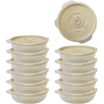 홈마스터 조리가능 밥보관용기 전자렌지 용기 아이보리 450ml, 12개