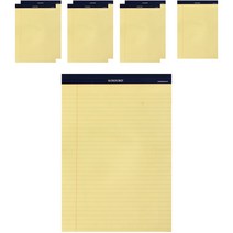 [로디아no 18] OXFORD 리갈패드 A4 60매, 노랑, 8개