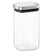 차이나다 스테인리스 사각 밀폐용기 1600ml, 단품, 1개