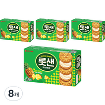 롯데샌드 파인애플 6p, 315g, 8개