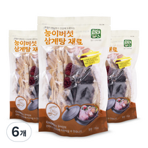 건강의벗 능이버섯 삼계탕 재료, 6개, 135g