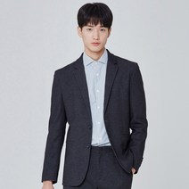 마인드브릿지 남성용 TR 스판 저지라이크 이중지 프린트 셋업 자켓 MTJK6104