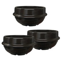 해피정코리아 진뚝배기 직화찌개솥 해장기A 5호, 3개, 5호(지름 166mm)