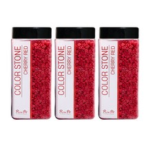 로라펫 컬러스톤 750g, 체리레드, 3개