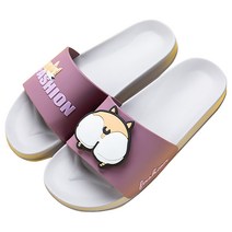 마켓에이 도그힙 패션 사무실 욕실화 퍼플, 1세트